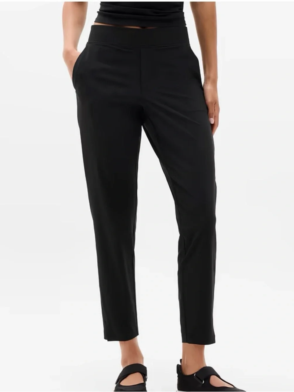 Athleta Brooklyn Mid Rise Ankle Pants. Size 4 - Picture 1 of 10